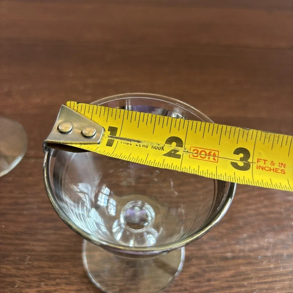 Libbey Glass Company‎ Moonmist Liquor Cocktail Glass Set Of 2